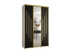 Armoire noire, 160 x 45 x 235 cm