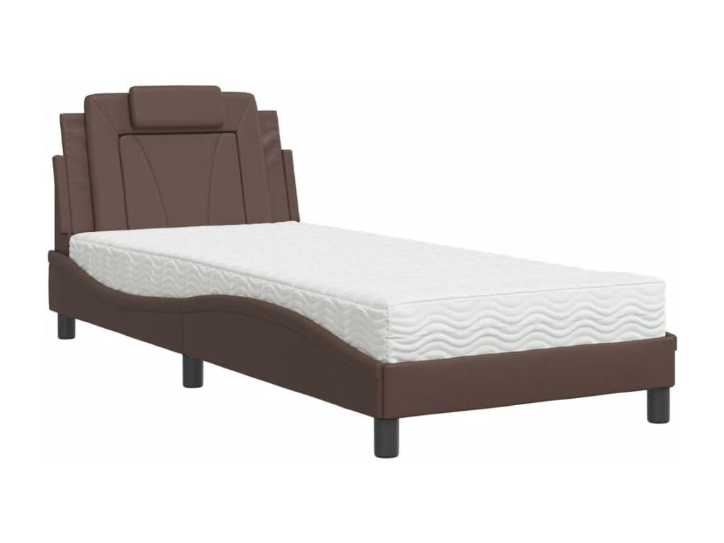 Matelas marron, 218 x 95 x 74,5 cm