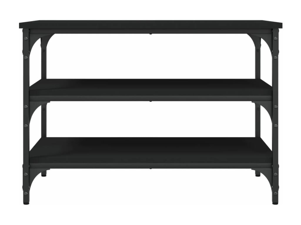 Banc noir, 70 x 38,5 x 49 cm