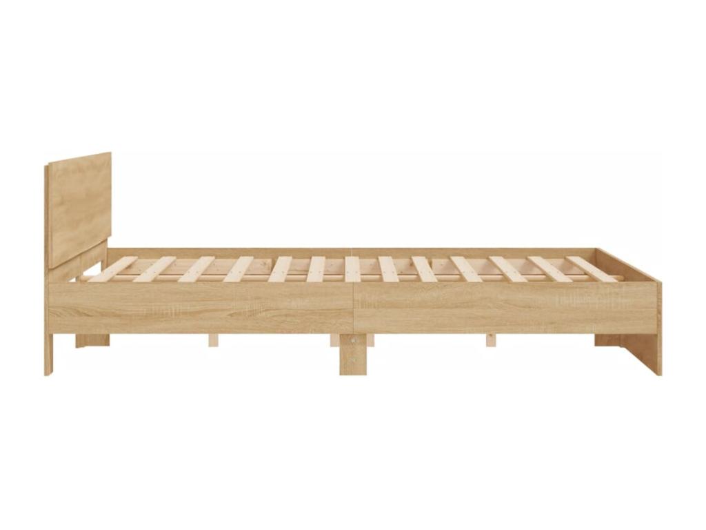 Matelas marron, 203 x 205 x 70 cm