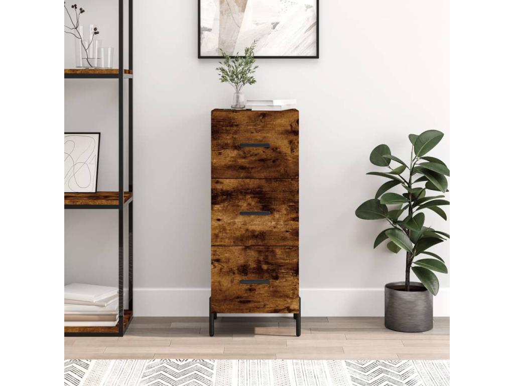 Buffet marron, 34,5 x 34 x 90 cm