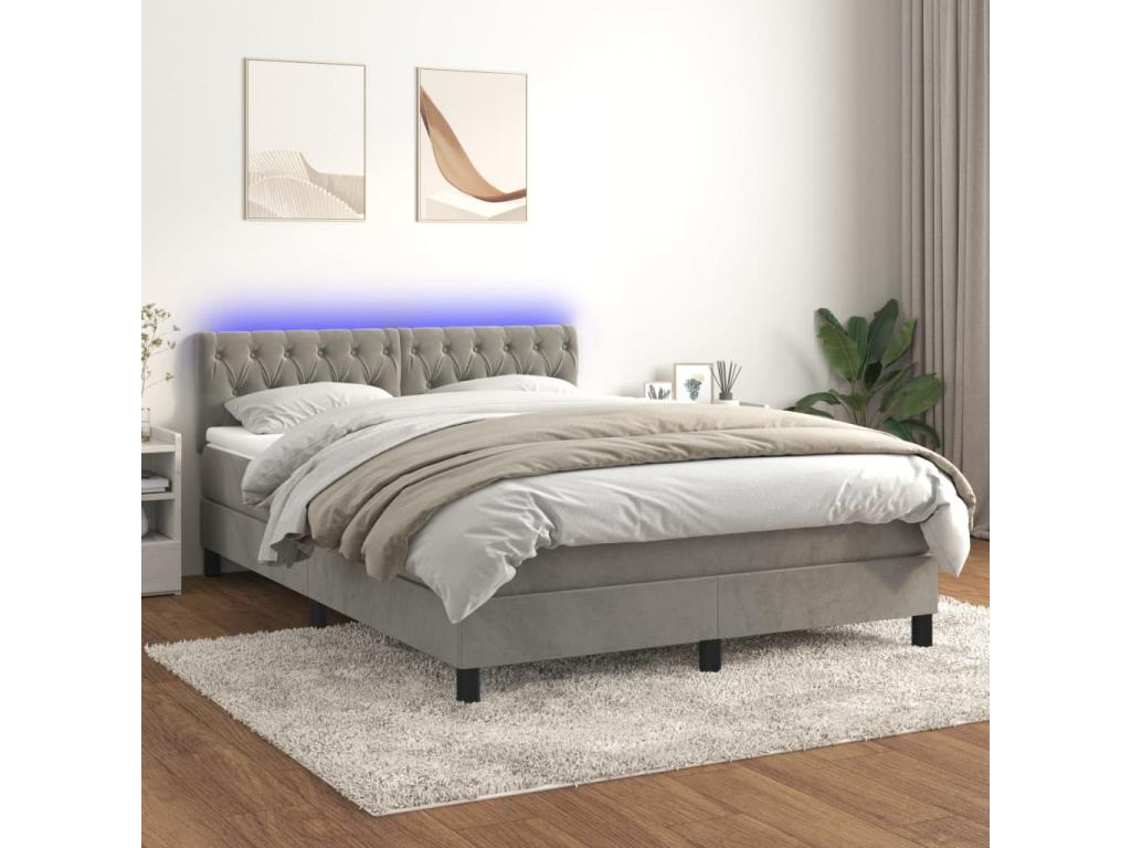 Matelas avec éclairage LED, 203 x 144 x 88 cm
