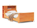 Matelas en pin brun, 217,5 x 96 x 82 cm