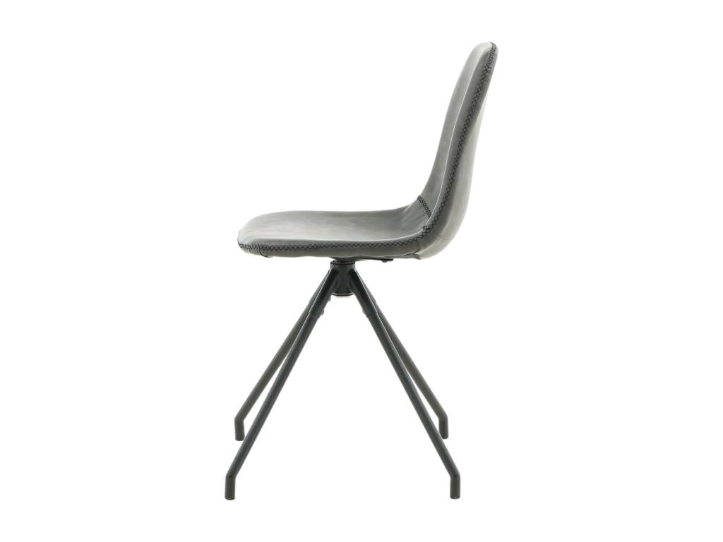 Chaise noire, 44 x 54 x 88 cm