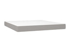 Matelas gris avec éclairage LED, 203 x 180 x 88 cm