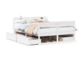 Matelas en bois de pin blanc, 218 x 170 x 82 cm