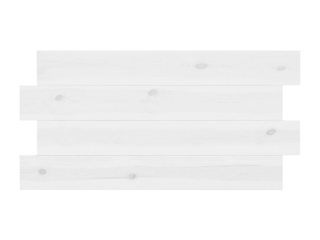 Cadre de lit en pin blanc, 160 x 4,2 x 80 cm