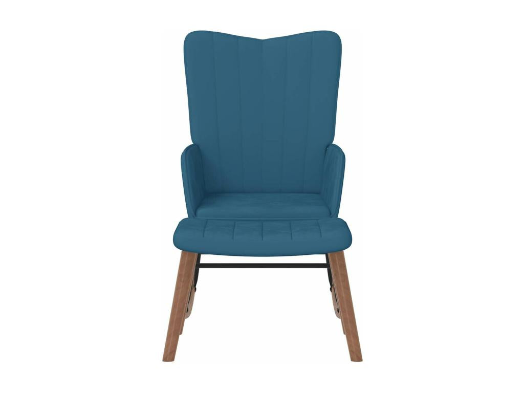 Chaise bleue, 61 x 31 x 98 cm