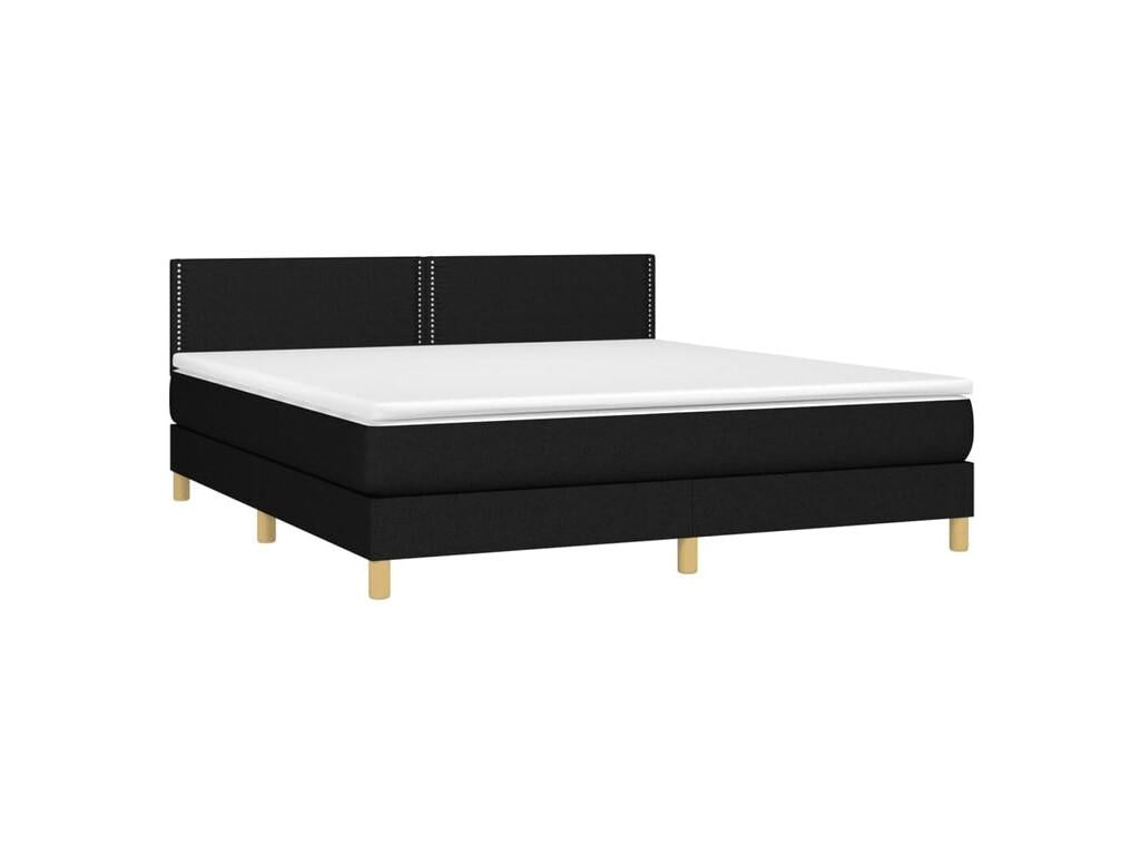 Matelas en tissu blanc, 203 x 180 x 78 cm