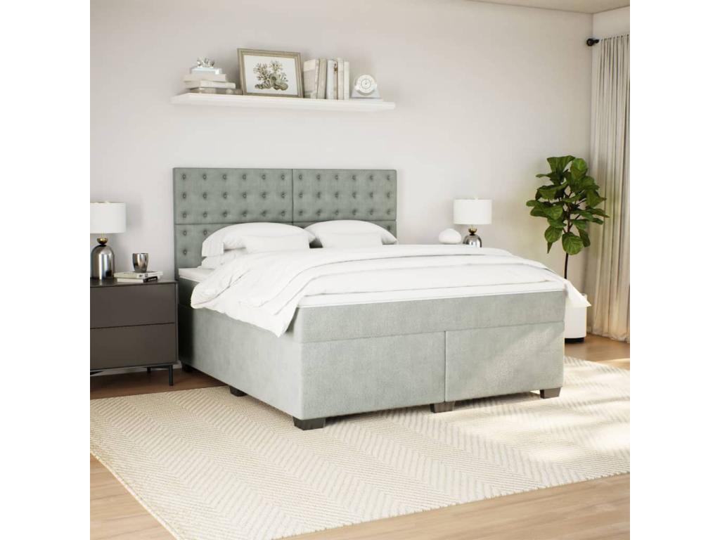 Matelas gris, 200 x 180 x 150,5 cm