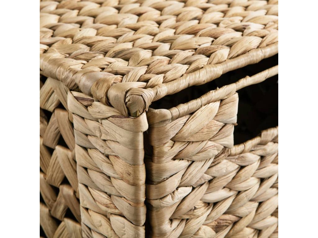 Meuble Natural Home avec rangement, 47 x 37 x 100 cm