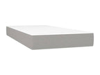 Matelas en tissu gris, 203 x 83 x 128 cm
