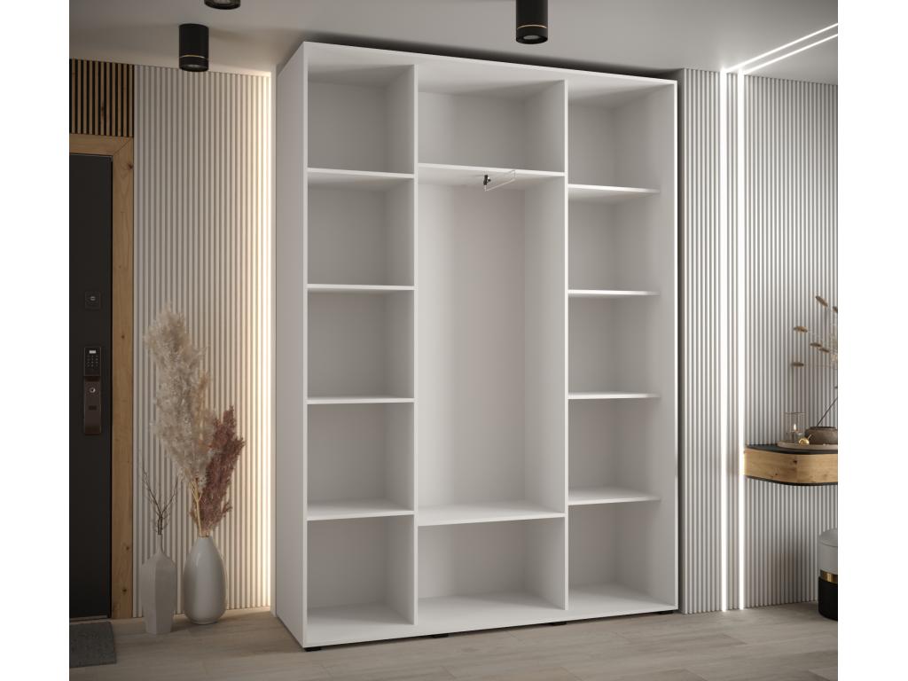 Armoire noire, 160 x 45 x 235 cm