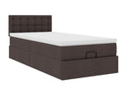 Matelas en tissu marron, 203 x 90 x 88 cm