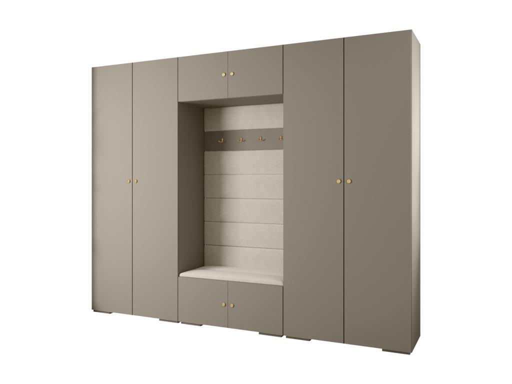 Armoire blanche, 300 x 47 x 236,7 cm