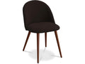 Chaise de salle à manger en tissu marron, 57 x 50 x 79 cm