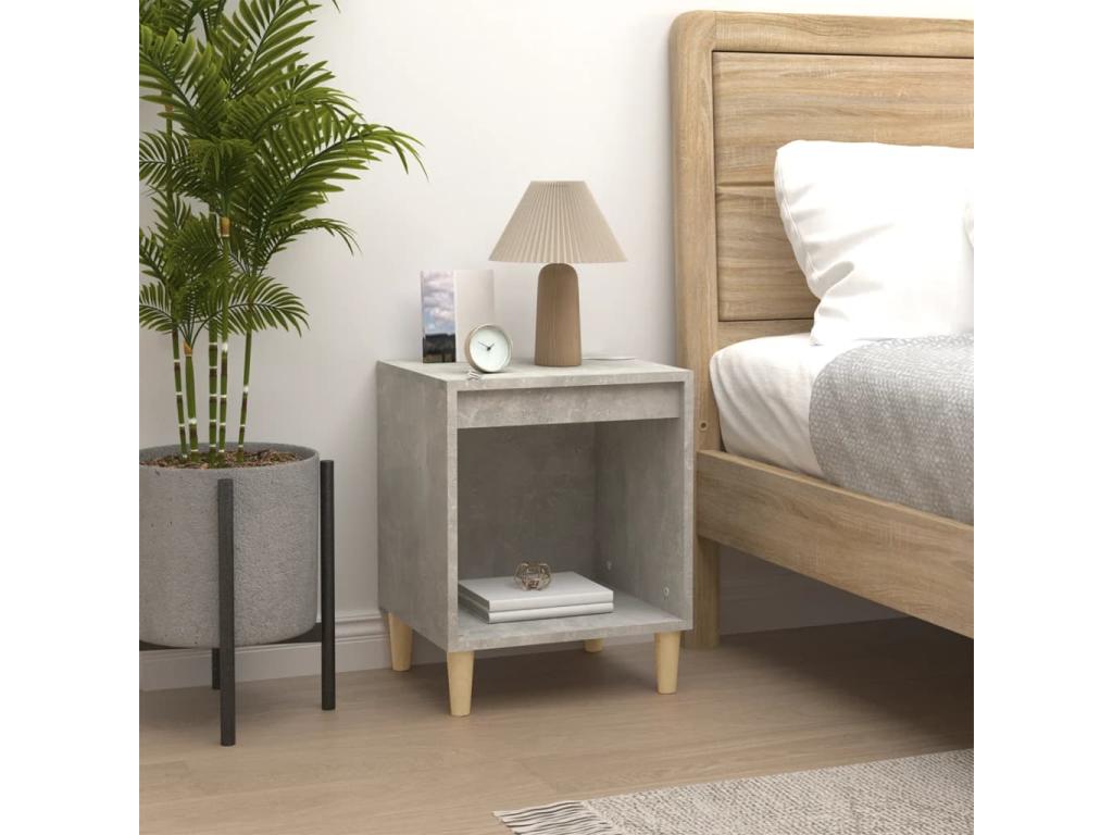 Ensemble de meubles gris 2 pièces, 40 x 35 x 50 cm