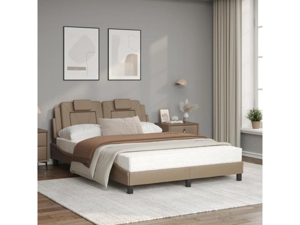 Matelas marron, 120 x 3 x 49 cm
