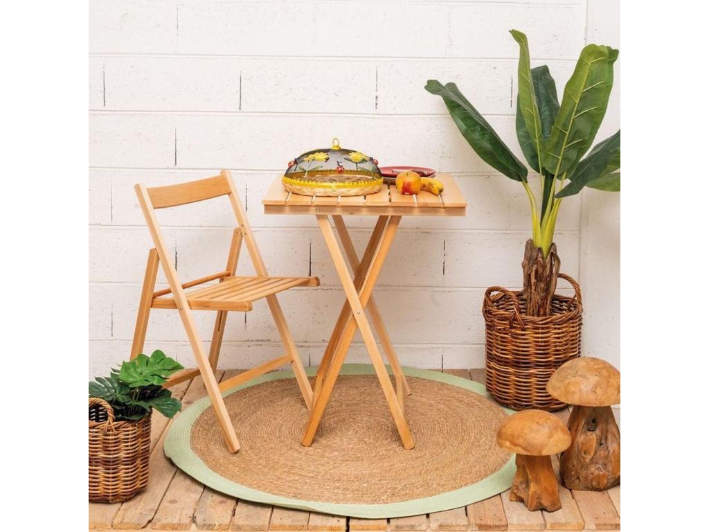 Chaise beige, 43 x 49 x 79 cm