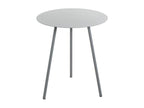 Table d'appoint en métal gris, 40 x 40 x 45 cm