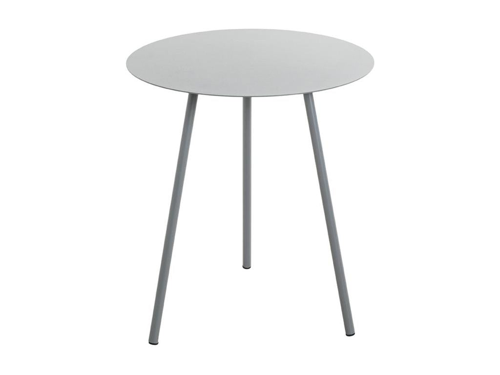 Table d'appoint en métal gris, 40 x 40 x 45 cm