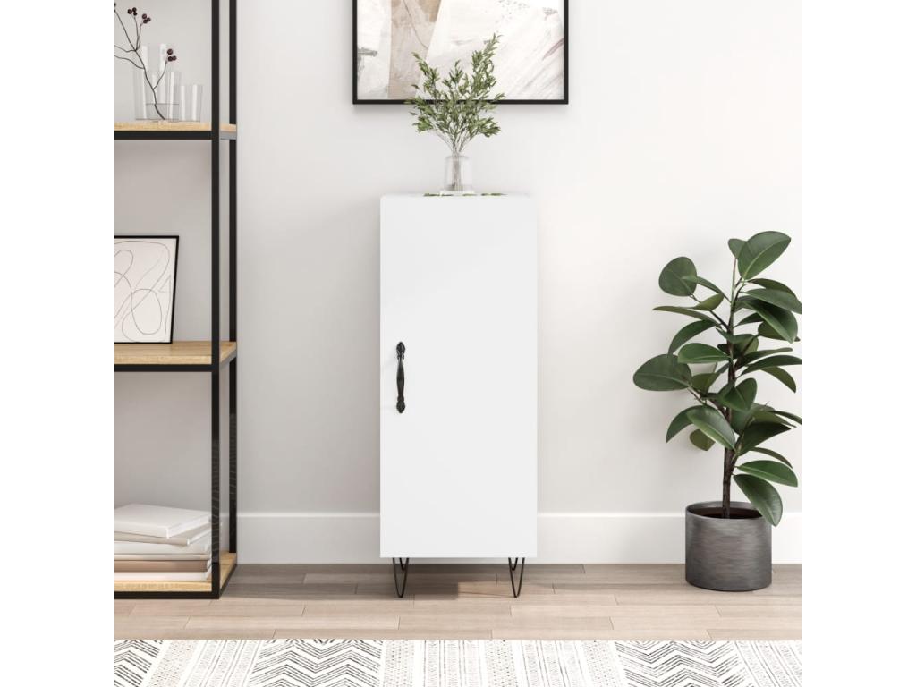 Buffet blanc, 34,5 x 34 x 90 cm