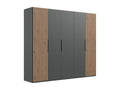 Armoire grise, 250 x 58 x 216 cm