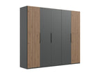 Armoire grise, 250 x 58 x 216 cm