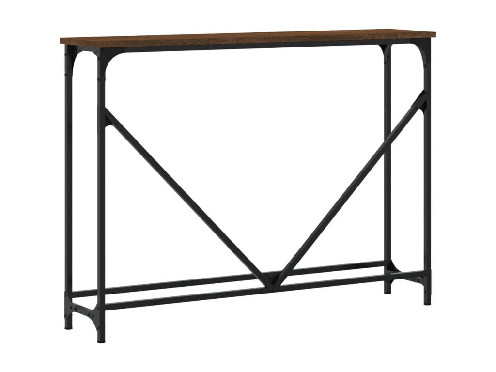 Table marron, 102 x 22,5 x 75 cm