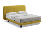 Matelas Tissu Jaune Moutarde, 200 x 140 x 120 cm