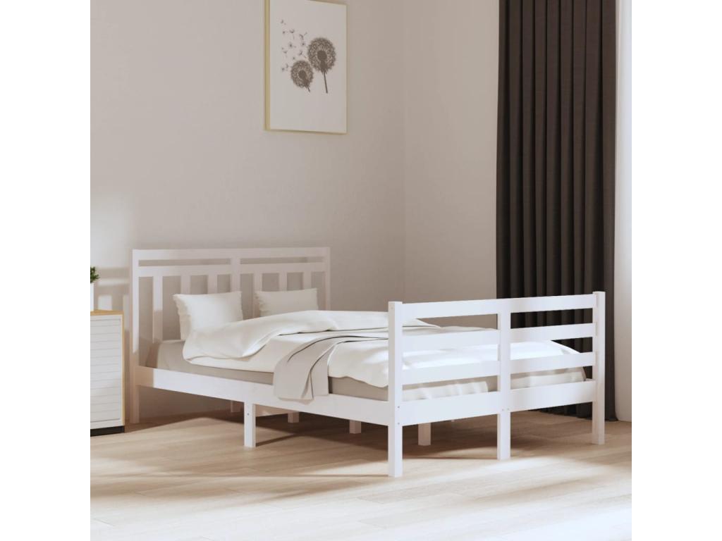 Matelas blanc, 195,5 x 140,5 x 100 cm