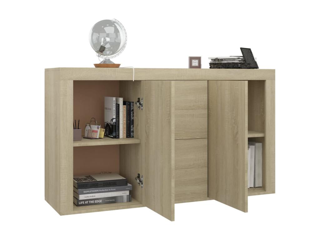 Buffet marron, 120 x 36 x 69 cm