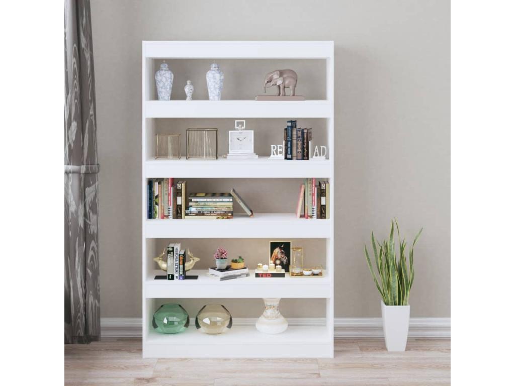 Bibliothèque blanche, 100 x 30 x 166 cm