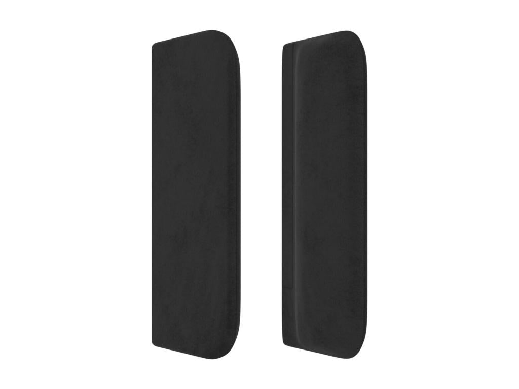 Cadre de lit noir, 147 x 16 x 88 cm