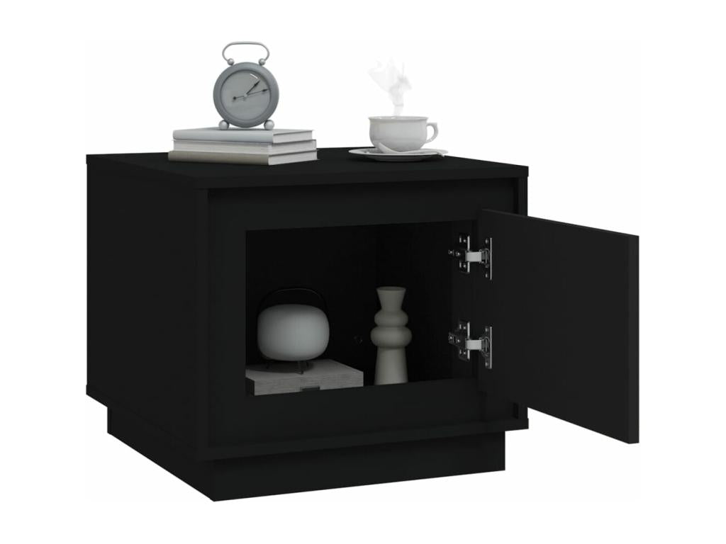 Table basse noire, 51 x 50 x 44 cm