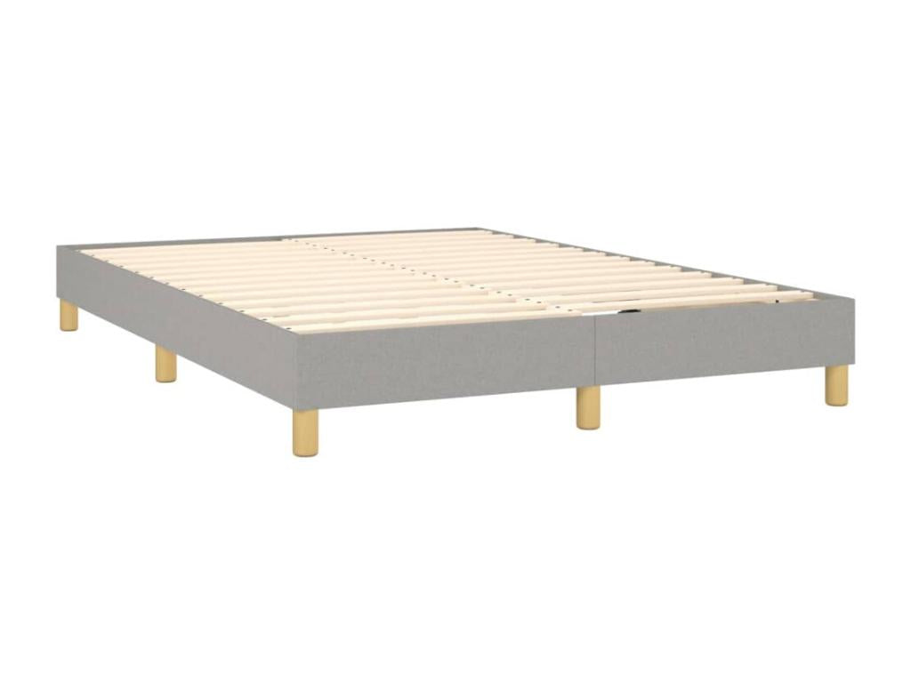 Matelas en tissu gris, 193 x 147 x 88 cm