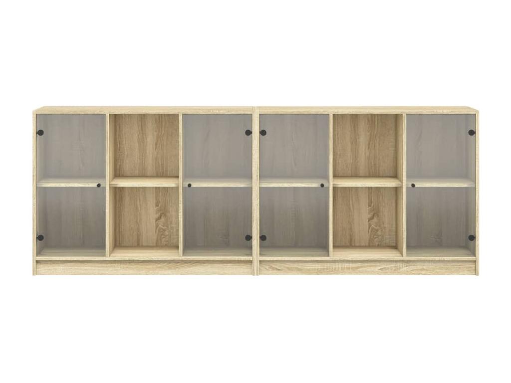 Bibliothèque marron, 204 x 37 x 75 cm