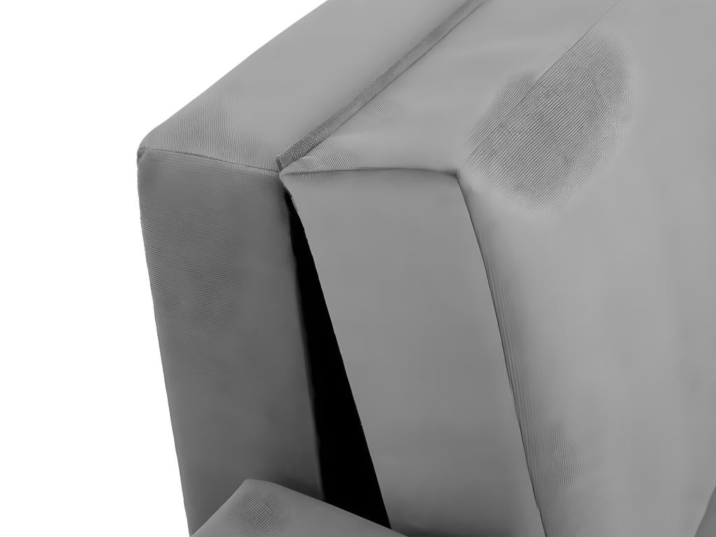 Fauteuil d'appoint en métal bleu