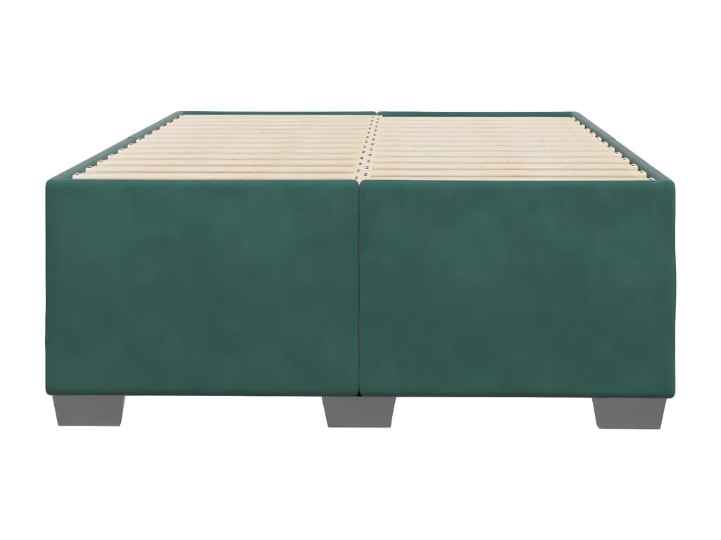 Cadre de lit vert, 200 x 120 x 46 cm