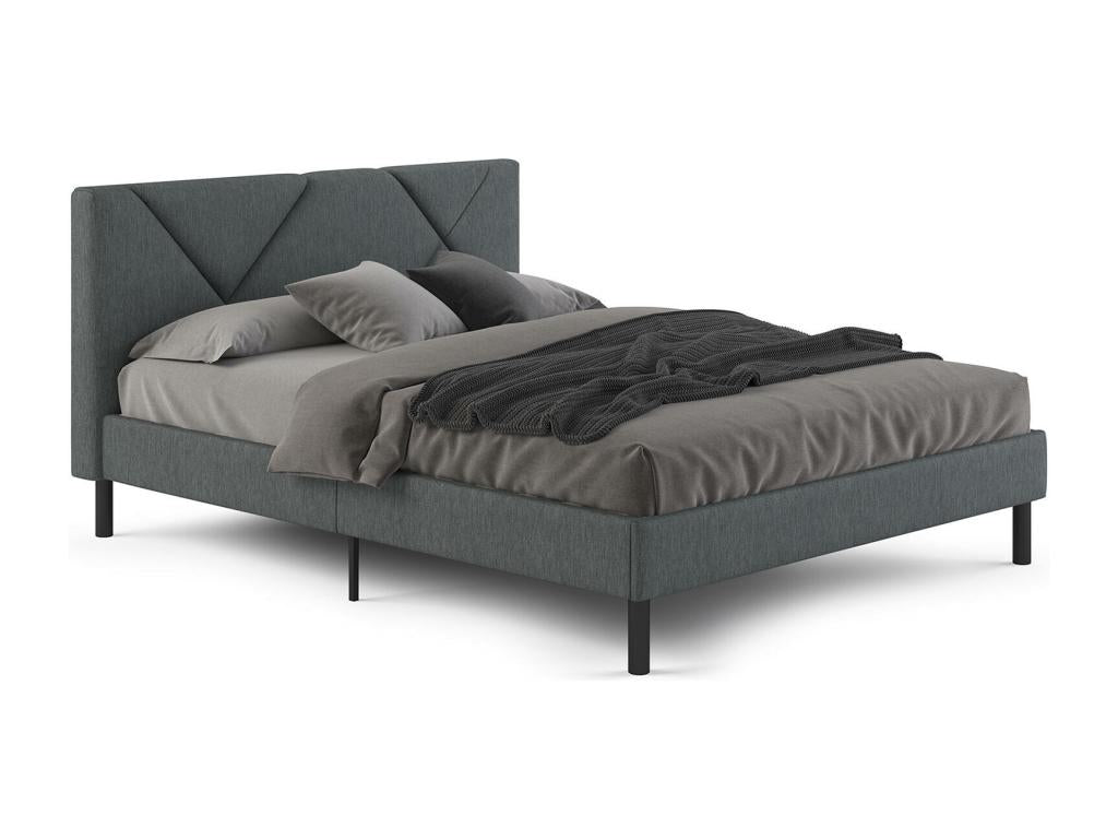 Matelas gris, 204 x 129 x 100 cm