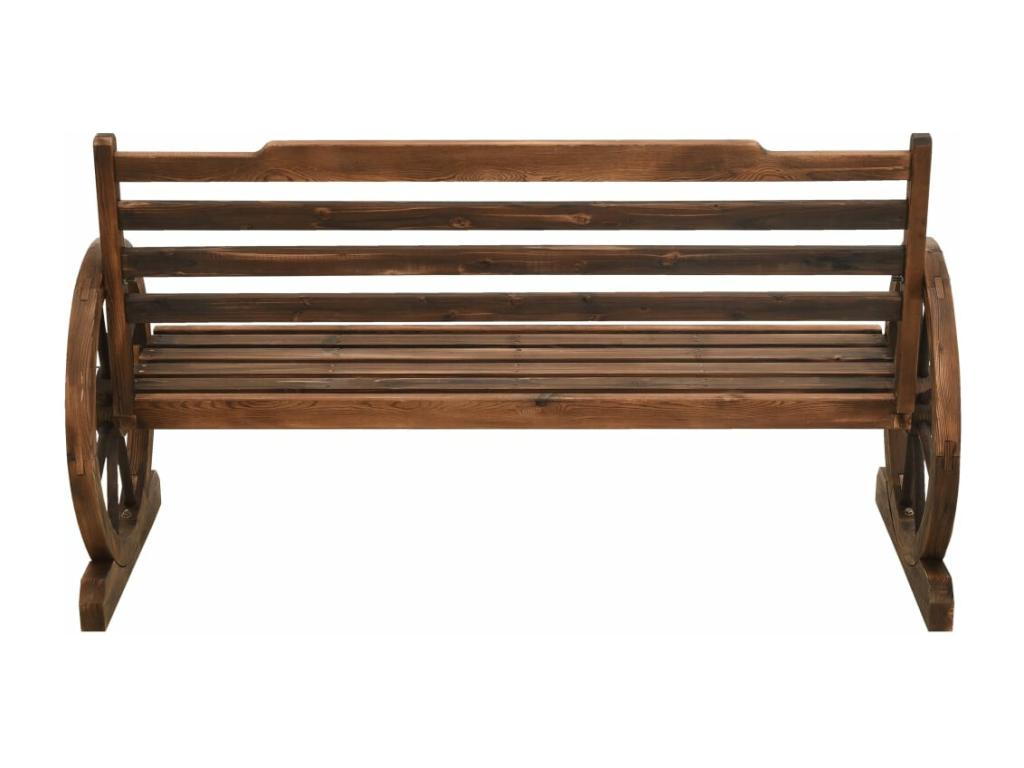 Banc marron, 150 x 51,5 x 84 cm