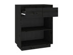 Armoire en pin noir, 60 x 34 x 75 cm