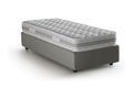 Matelas en tissu gris avec rangement, 205 x 95 x 32 cm