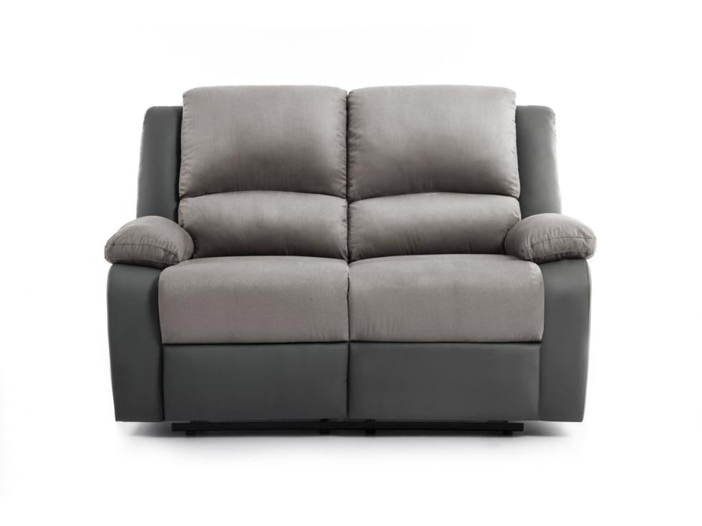 Canapé gris, 143 x 93 x 96 cm