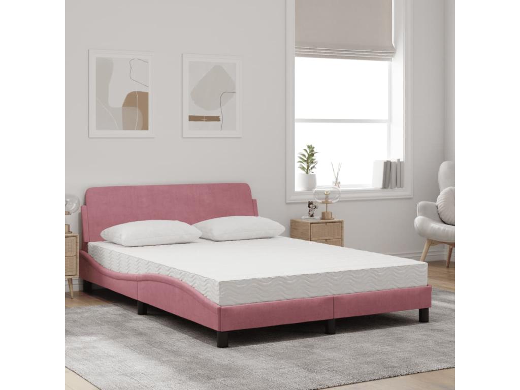 Matelas Rose, 218 x 125 x 74,5 cm