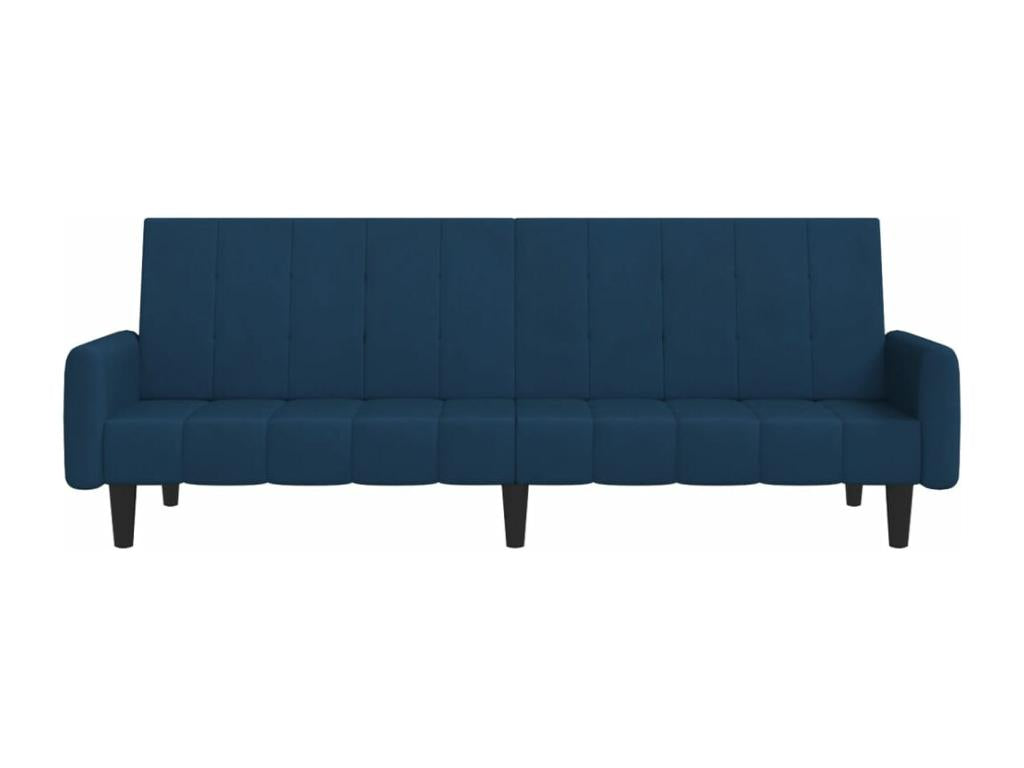 Cadre de lit bleu, 220 x 84,5 x 69 cm