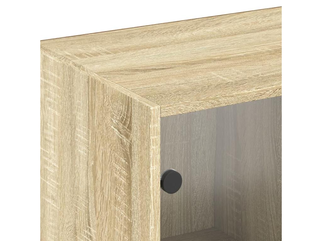 Bibliothèque marron, 204 x 37 x 75 cm