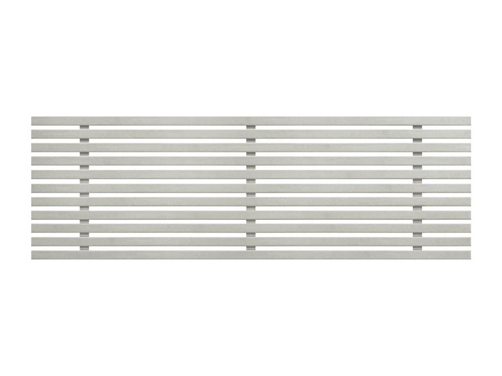 Cadre de lit gris, 135 x 1,3 x 46 cm