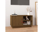 Meuble TV en pin brun, 70 x 34 x 40 cm