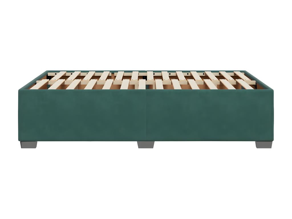 Cadre de lit vert, 200 x 120 x 46 cm